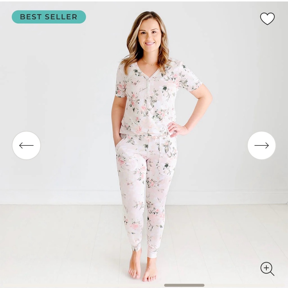 Posh Peanut Floral Pajama Set